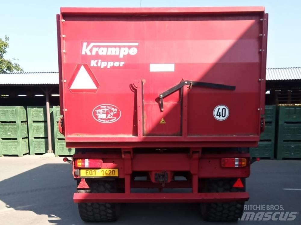 Krampe Big Body 550 Platós / Ponyvás félpótkocsik