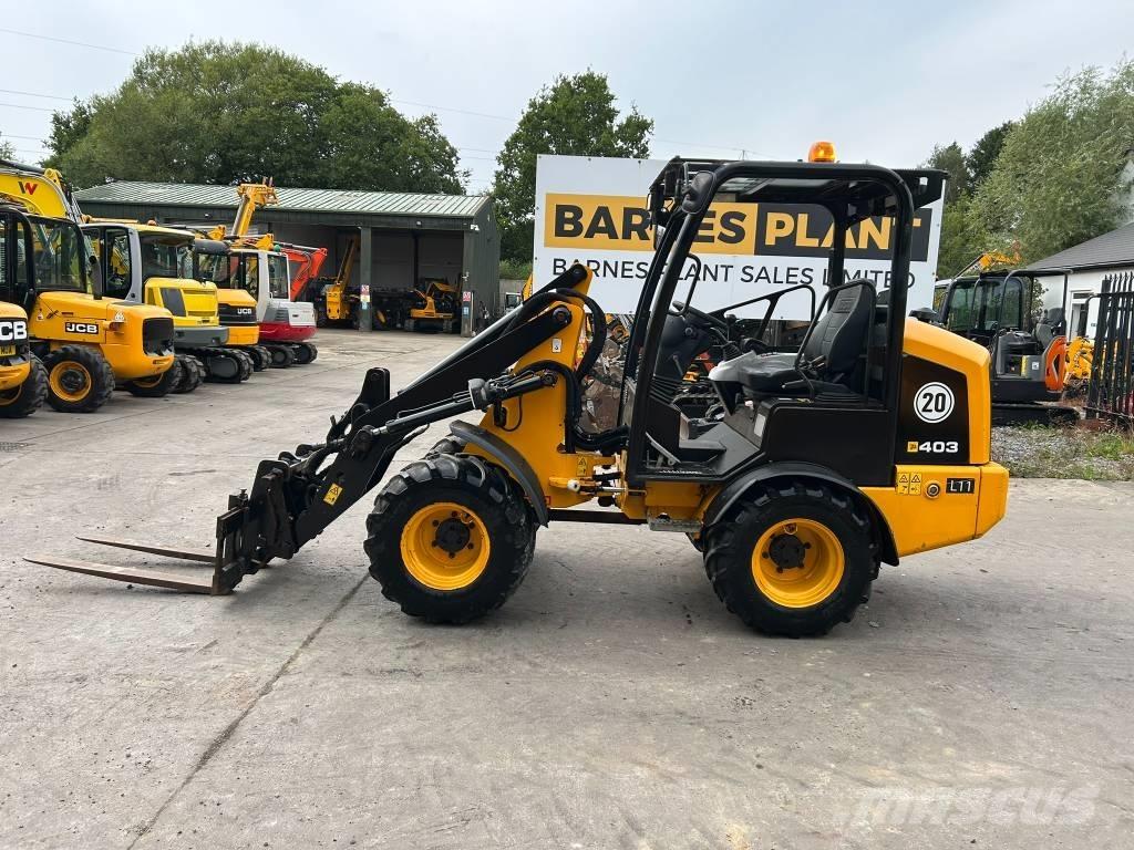 JCB 403 Gumikerekes homlokrakodók