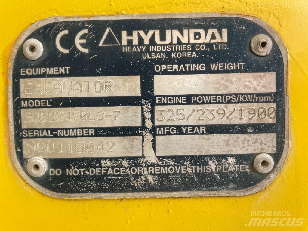 Hyundai R 450 LC-7 Lánctalpas kotrók