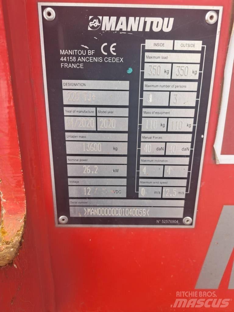 Manitou 220TJ Teleszkópos emelők