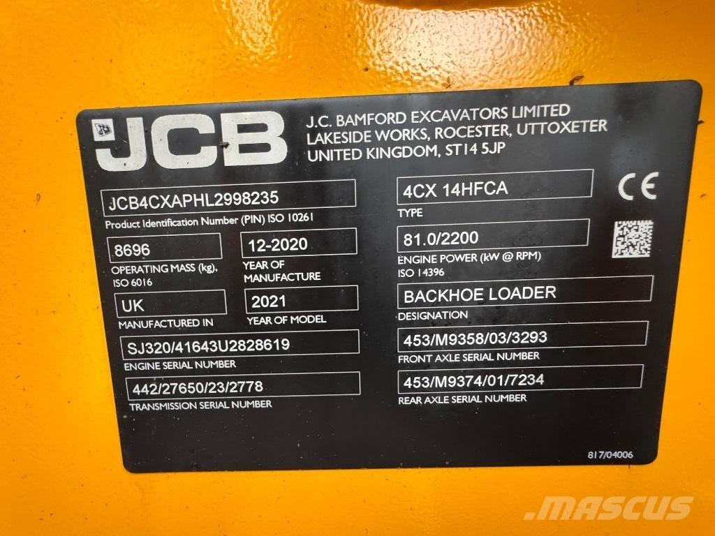 JCB 4 CX 14 Kotrórakodók