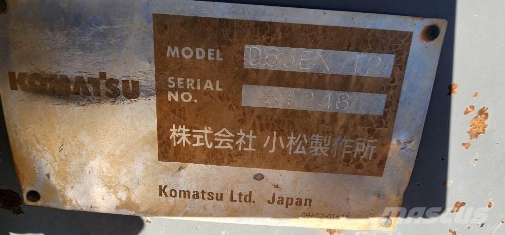 Komatsu D 65 EX 12 lánctalpas dózerek