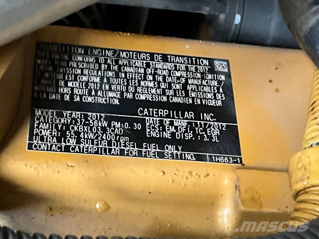 CAT 906 M Gumikerekes homlokrakodók