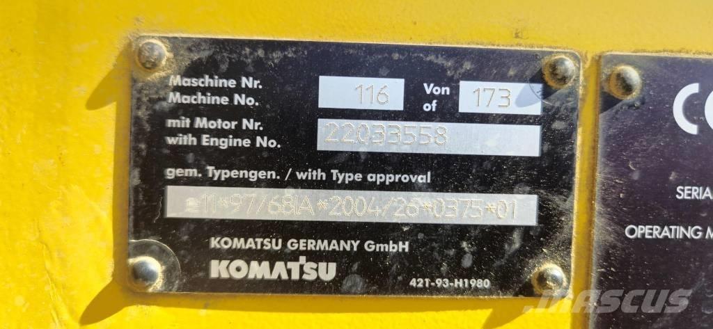 Komatsu PW 180-7EO Gumikerekes kotrók