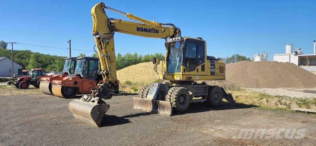 Komatsu PW 180-7EO Gumikerekes kotrók
