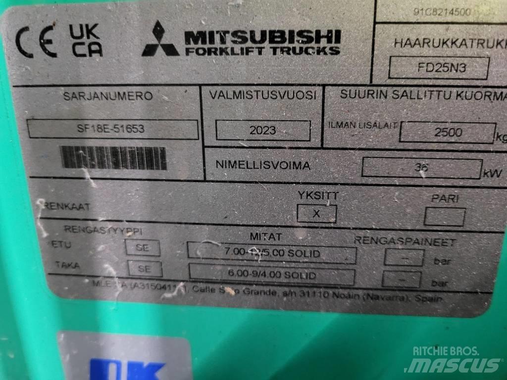 Mitsubishi FD25N3 Dízel targoncák