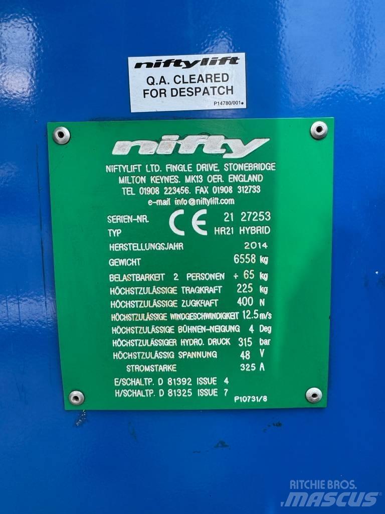 Niftylift HR 21 D E Karos emelők