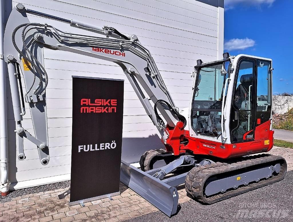 Takeuchi TB260 Mini kotrók < 7t