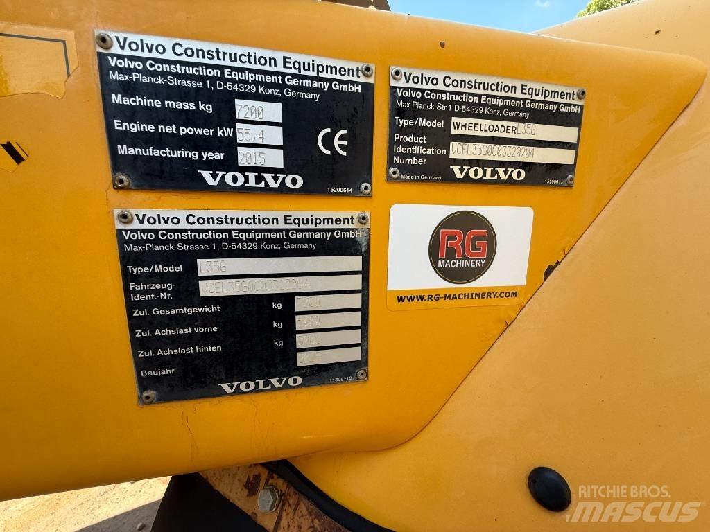 Volvo L 35 G Gumikerekes homlokrakodók