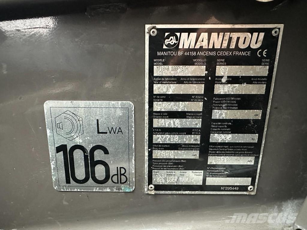 Manitou MT 1840 Teleszkópos rakodók