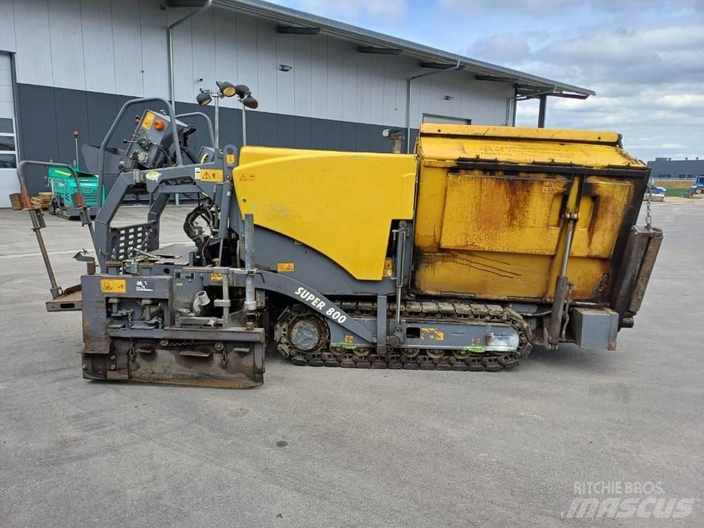 Vögele Super 800 Aszfalt terítõ gépek