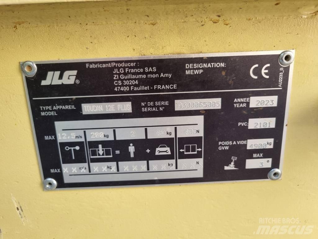JLG Toucan 12 E Plus Karos emelők
