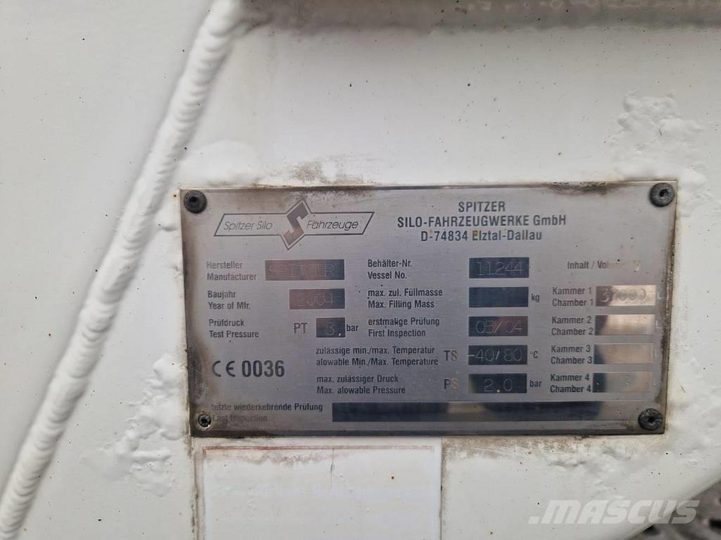 Spitzer SF 2737/2 P Tartályos félpótkocsik