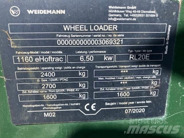 Weidemann 1160e Mini homlokrakodók