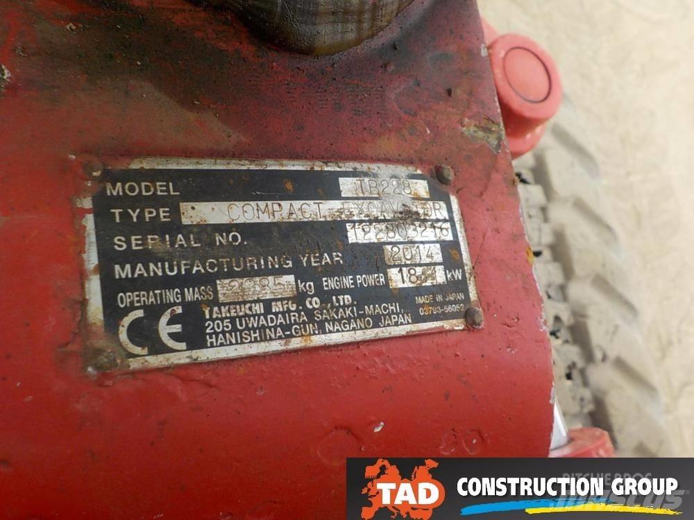 Takeuchi TB228 Mini kotrók < 7t
