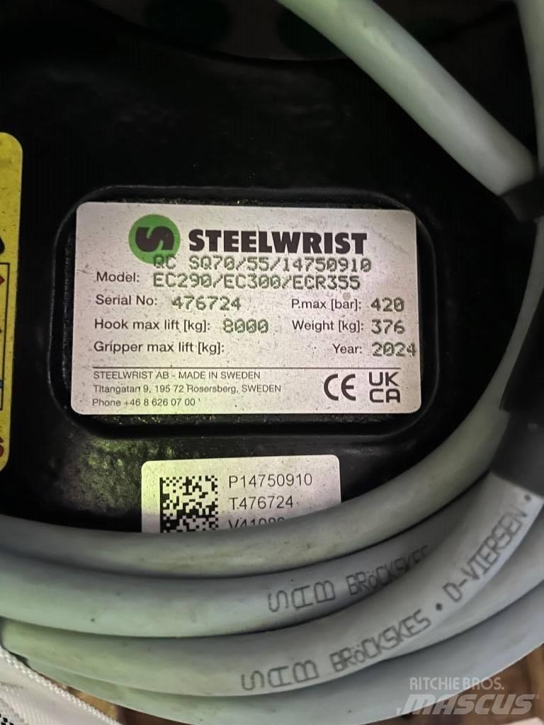 Steelwrist S70 Gyors csatlakozók