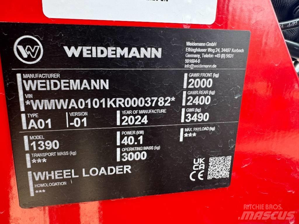 Weidemann 1390 Kompaktrakodók