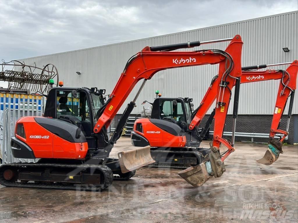 Kubota KX 080-4 Közepes (midi) kotrók 7 t - 12 t