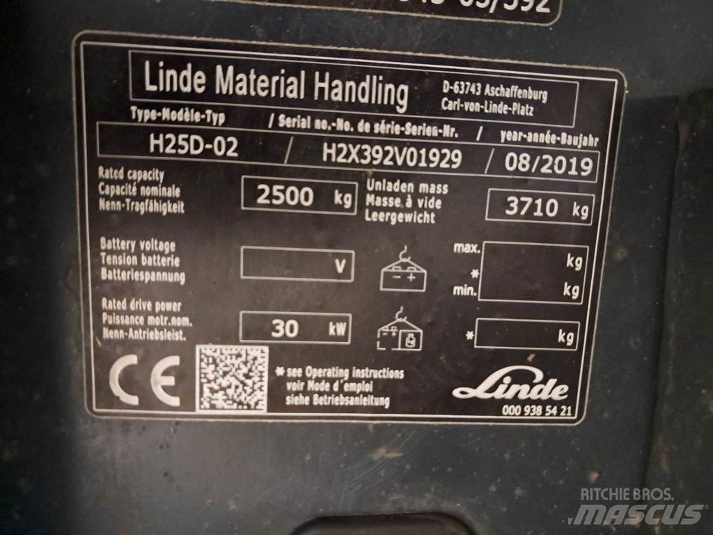 Linde H25D-02 Dízel targoncák