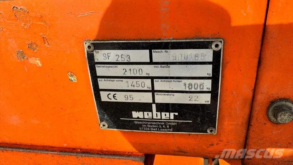 Weber SF253 Aszfalt hasító gépek