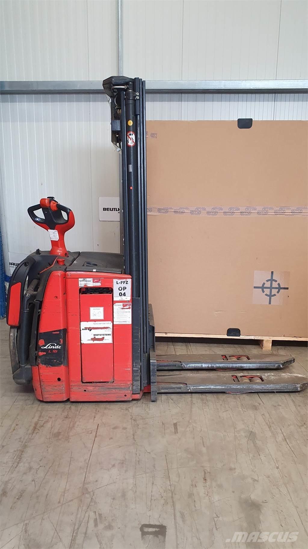 Linde L16AP Gyalogkíséretű targonca