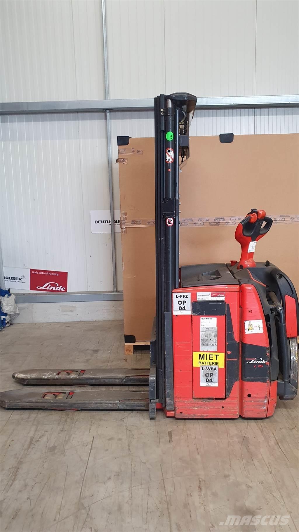 Linde L16AP Gyalogkíséretű targonca