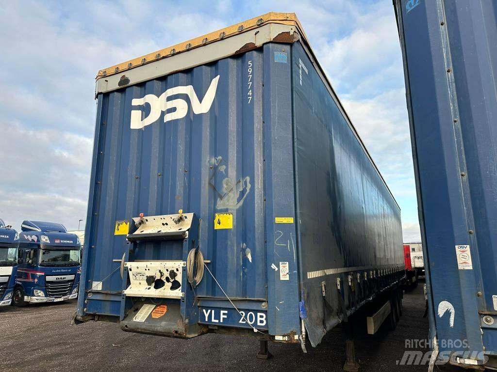 Krone SD Elhúzható ponyvás félpótkocsik