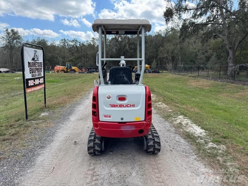 Takeuchi TB 216 Mini kotrók < 7t