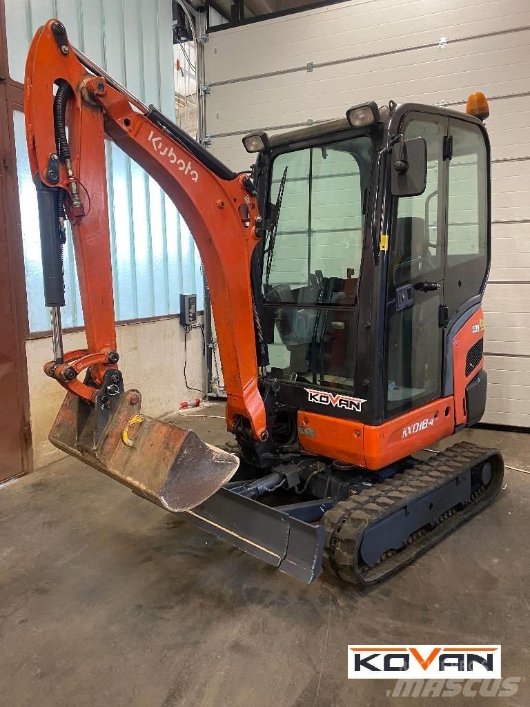 Kubota KX 018-4 Mini kotrók < 7t