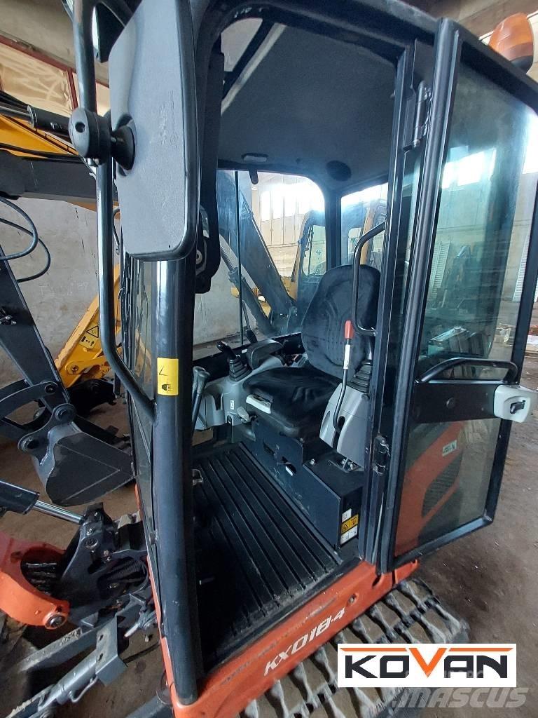 Kubota KX 018-4 Mini kotrók < 7t