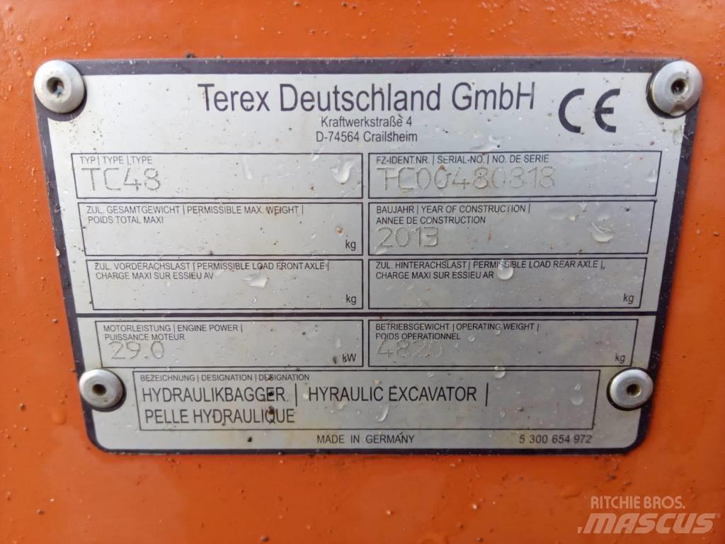 Terex TC 48 Mini kotrók < 7t