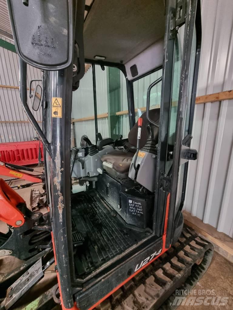 Kubota U 27-4 Mini kotrók < 7t