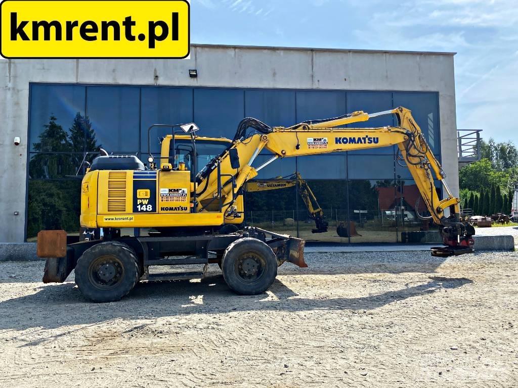 Komatsu PW 148-8 Gumikerekes kotrók