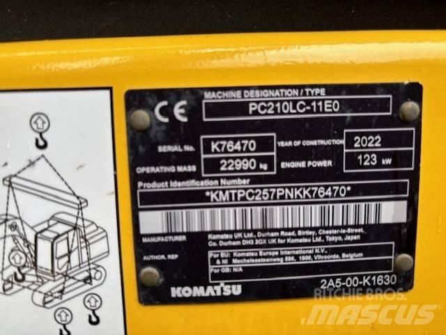 Komatsu PC 210 LC-11 Lánctalpas kotrók