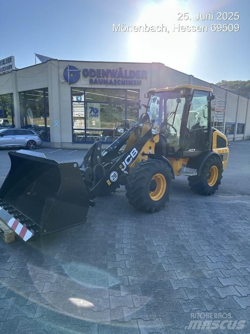 JCB 407 Gumikerekes homlokrakodók