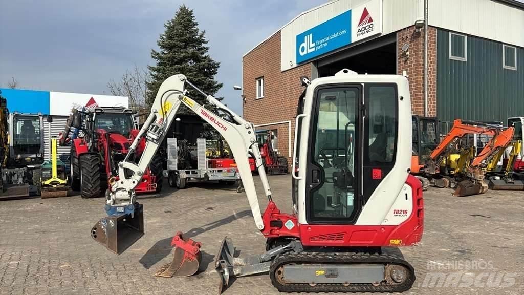 Takeuchi TB216 Mini kotrók < 7t