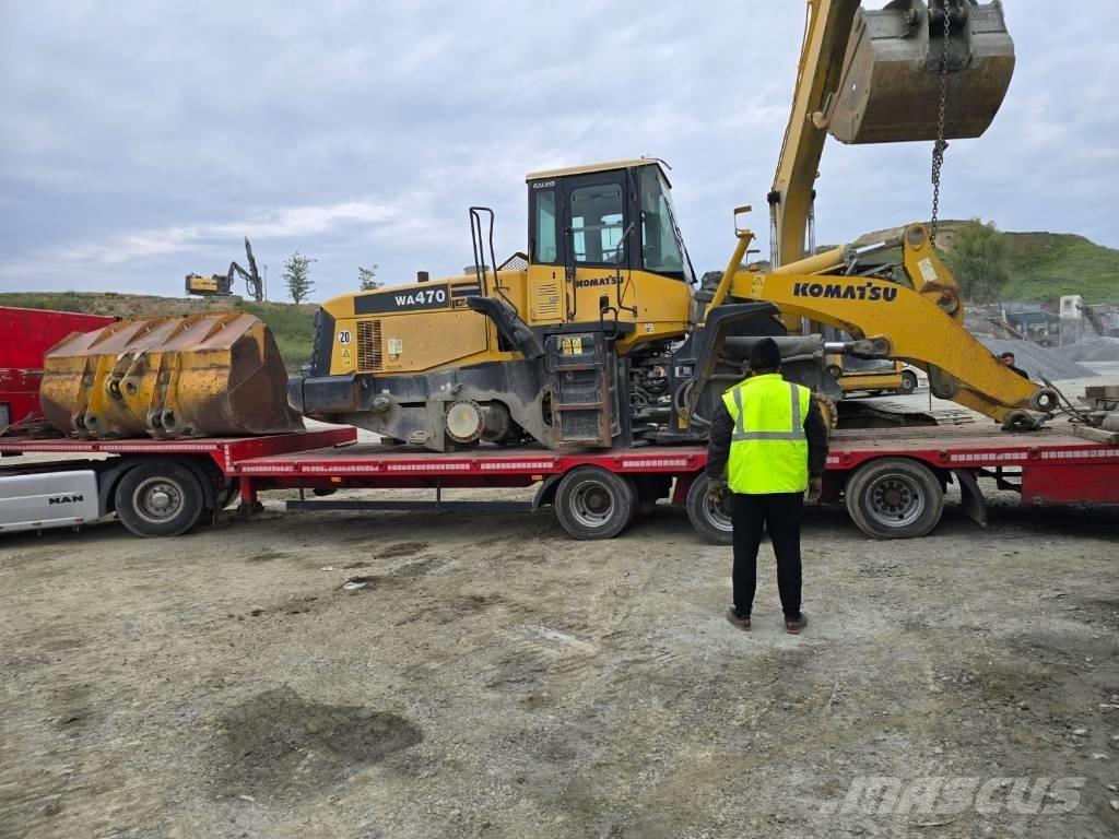 Komatsu WA 470-5H Gémek és dipperek