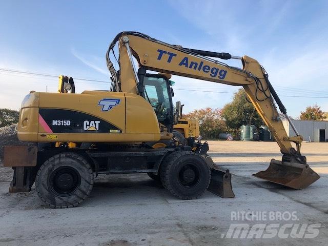CAT M 315 D Gumikerekes kotrók