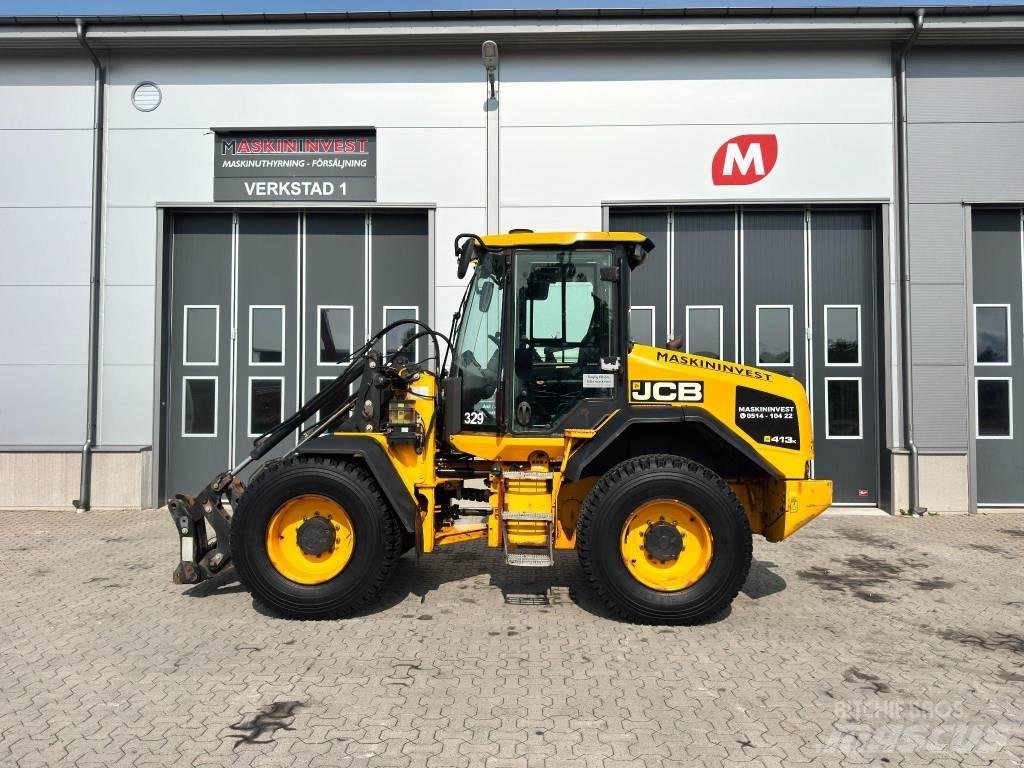 JCB 413 Gumikerekes homlokrakodók