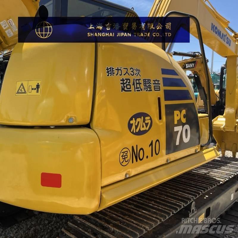 Komatsu PC 70 Mini kotrók < 7t