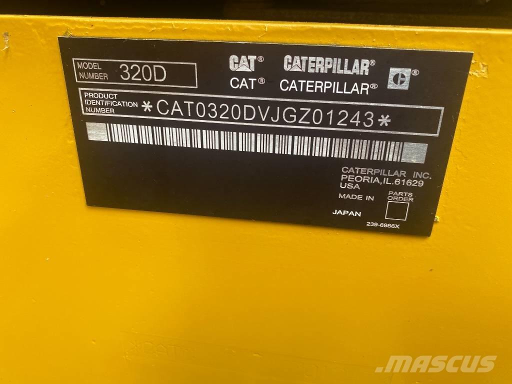 CAT 320 D Lánctalpas kotrók