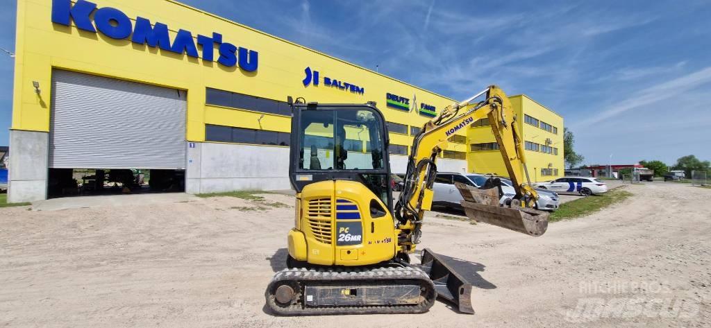 Komatsu PC 26 MR Mini kotrók < 7t