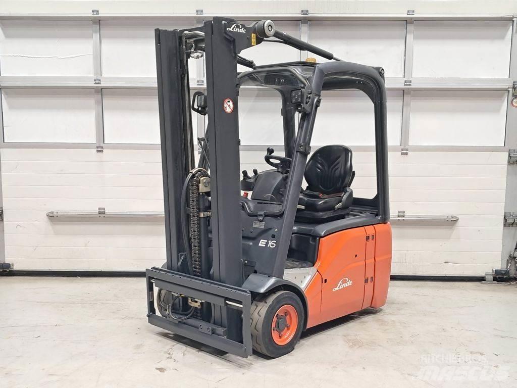 Linde E16C-01 Elektromos targoncák