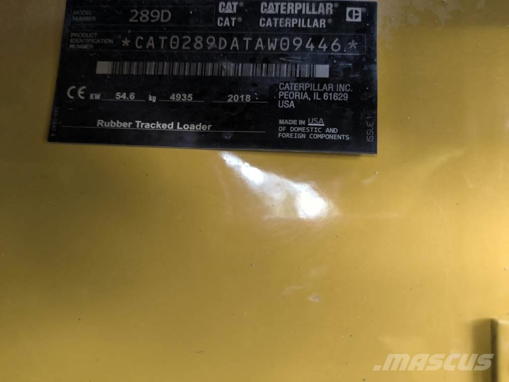 CAT 289D HF XPS Kompaktrakodók