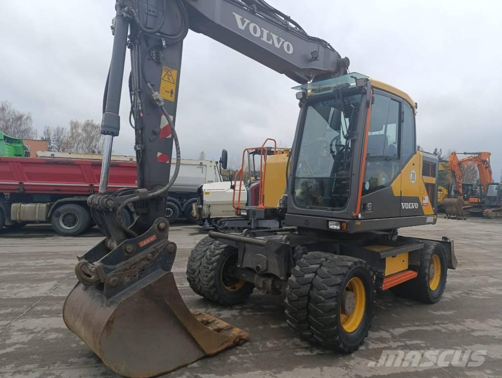 Volvo EWR 150 E Gumikerekes kotrók