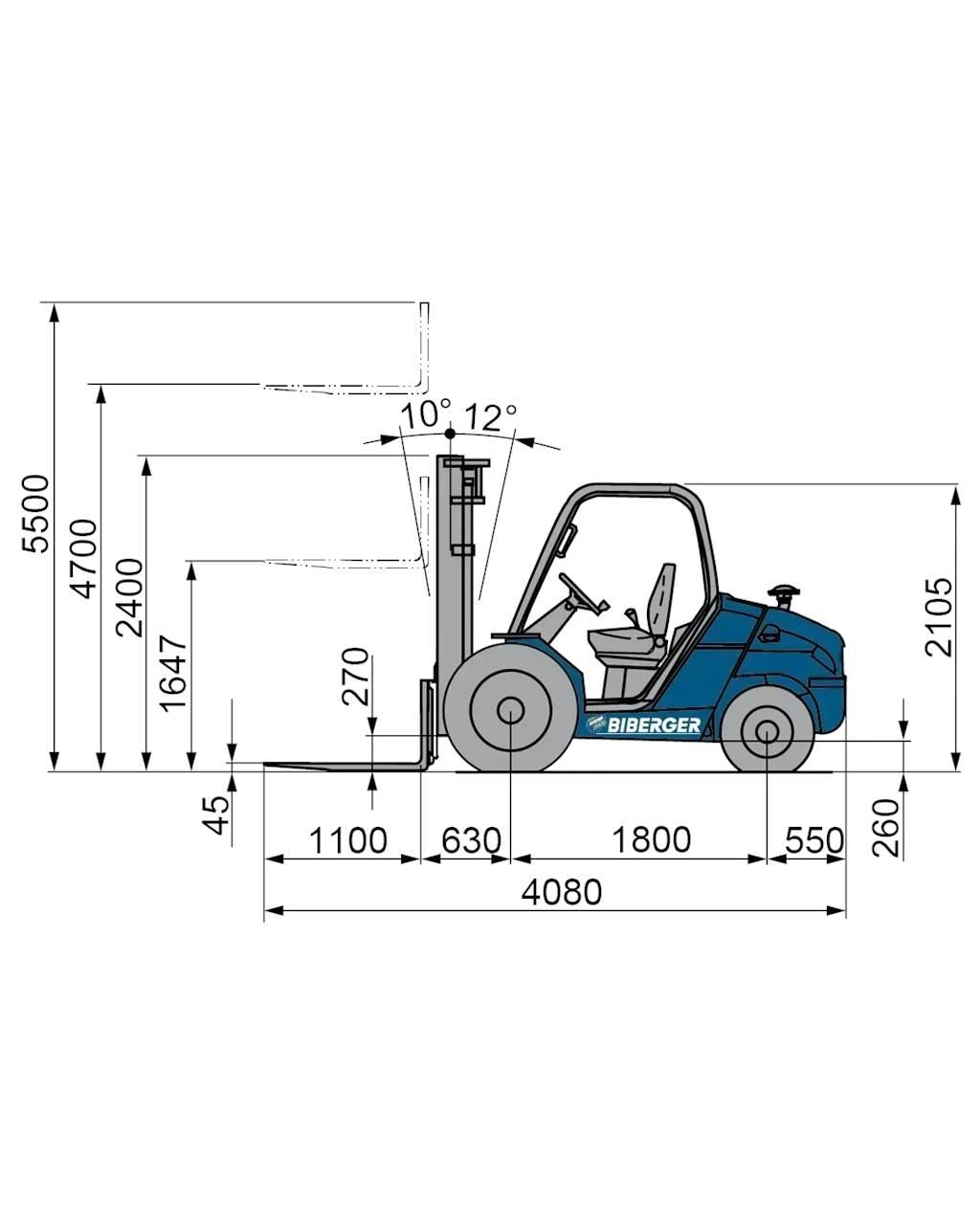Manitou MSI 30 Dízel targoncák