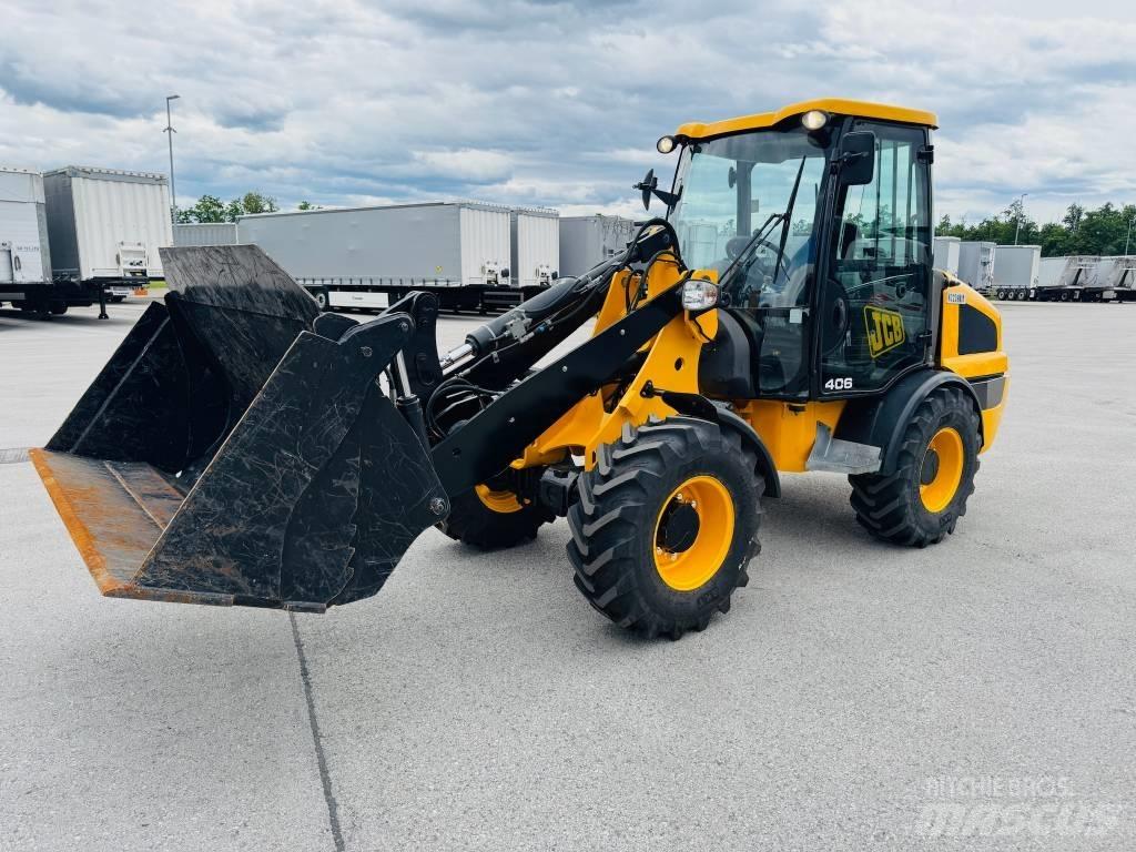 JCB 406 Gumikerekes homlokrakodók