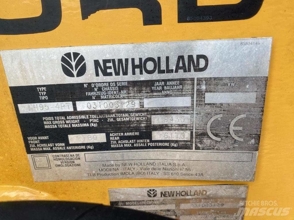 New Holland NH 95 Kotrórakodók
