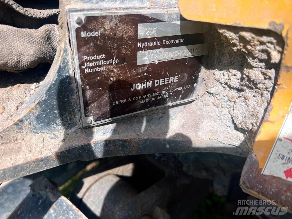 John Deere 26G Mini kotrók < 7t