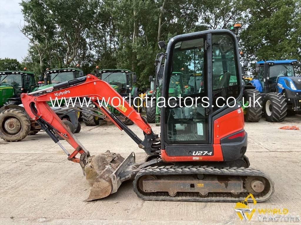 Kubota U 27-4 Mini kotrók < 7t